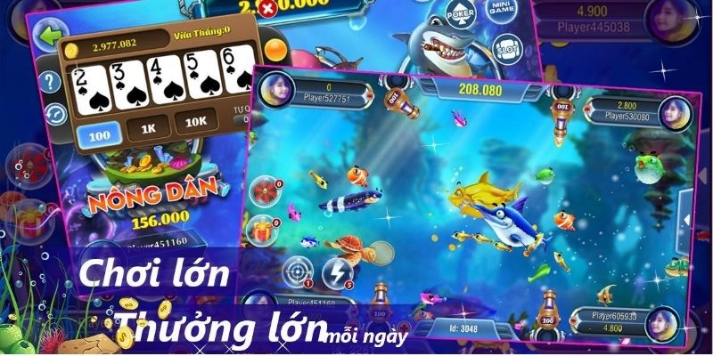Các đối tác khủng tại sảnh bắn cá 999